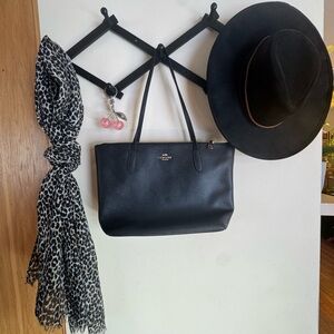 Coach Black Leather Handbag